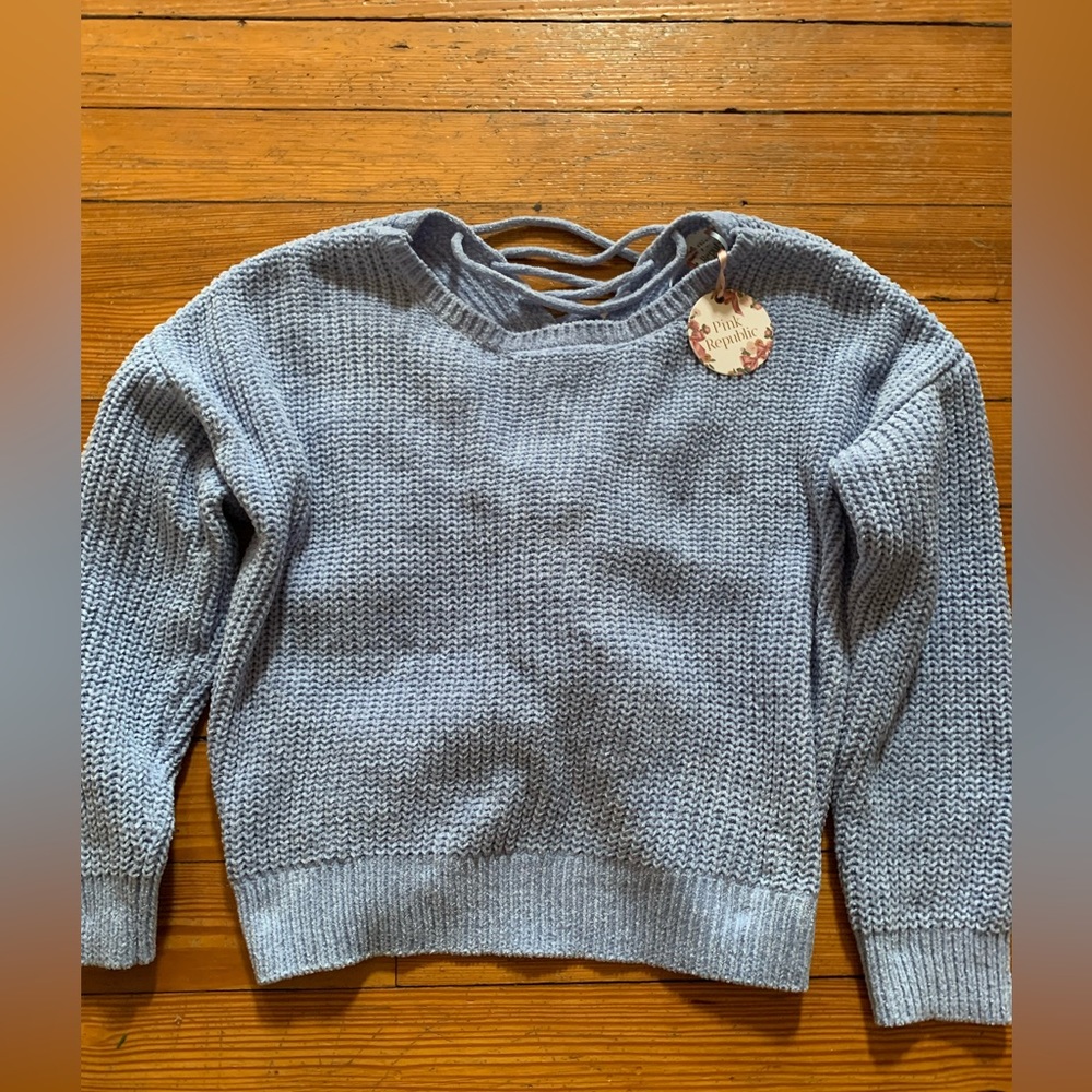 Pink Republic (Juniors) Blue Sweater Size Small